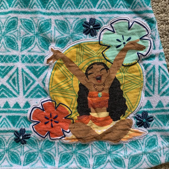 Disney Moana Turquoise Printed Dress - Picture 4 of 8